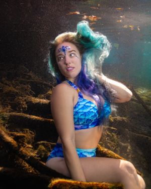 Secrets of the Sea Padded Halter Top