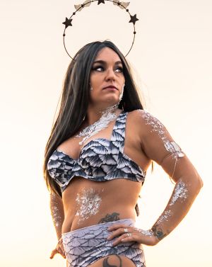 Gray Angelfish Aphrodite Padded Bikini Top