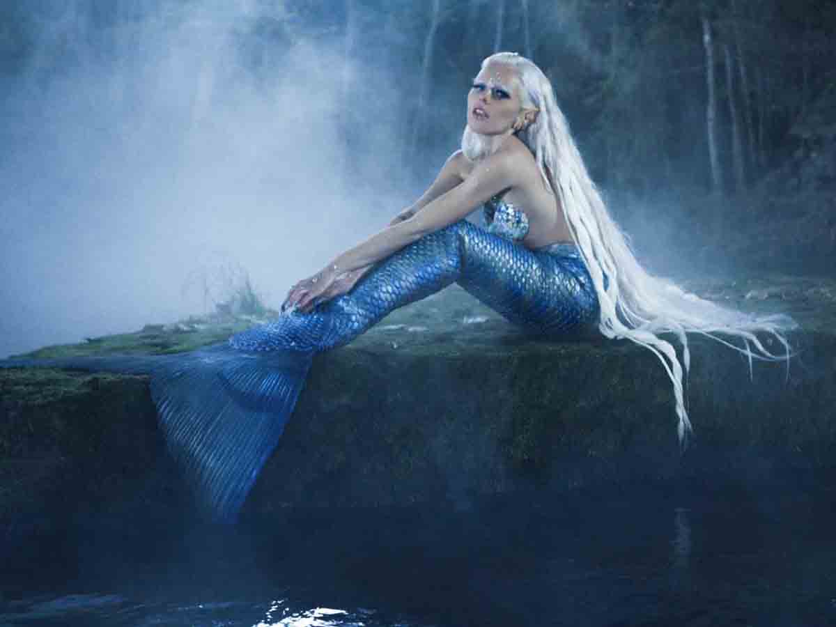 Mertailor mermaid tail created for Kerli Feral Hearts music video