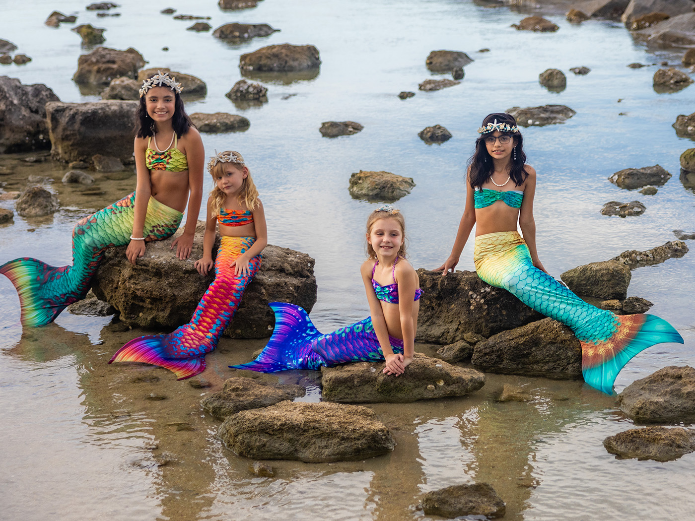 Mertailor kids mermaid tails fins swimwear and activewear