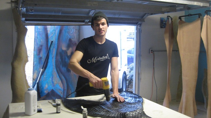 Eric Ducharme in the Mertailor workshop in 2011