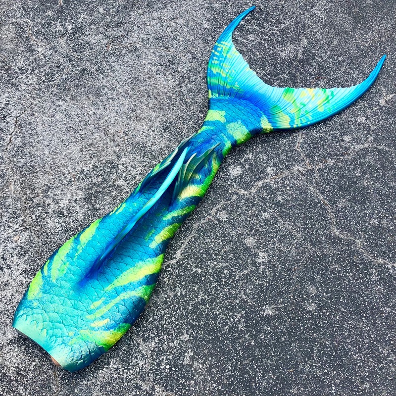 Eric Ducharme's signature Mertailor silicone mermaid tail created in 2018