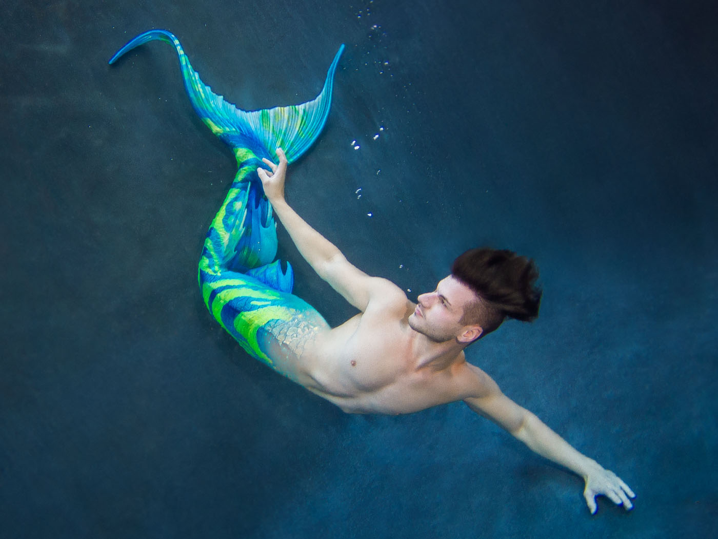 Mertailor silicone mermaid tails underwater
