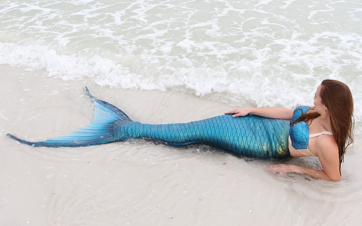 Spellbound Lyra silicone mermaid tail by Mertailor