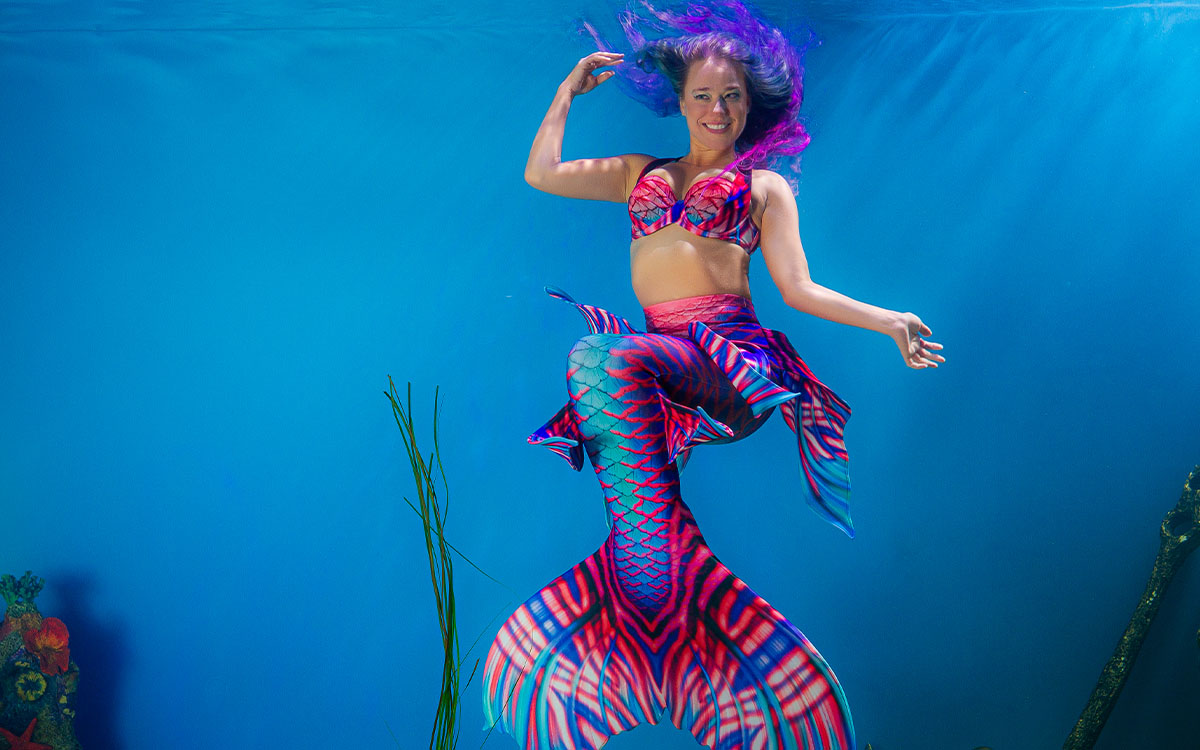 Whimsy mermaid tail skin for the Fantasea Fin Five