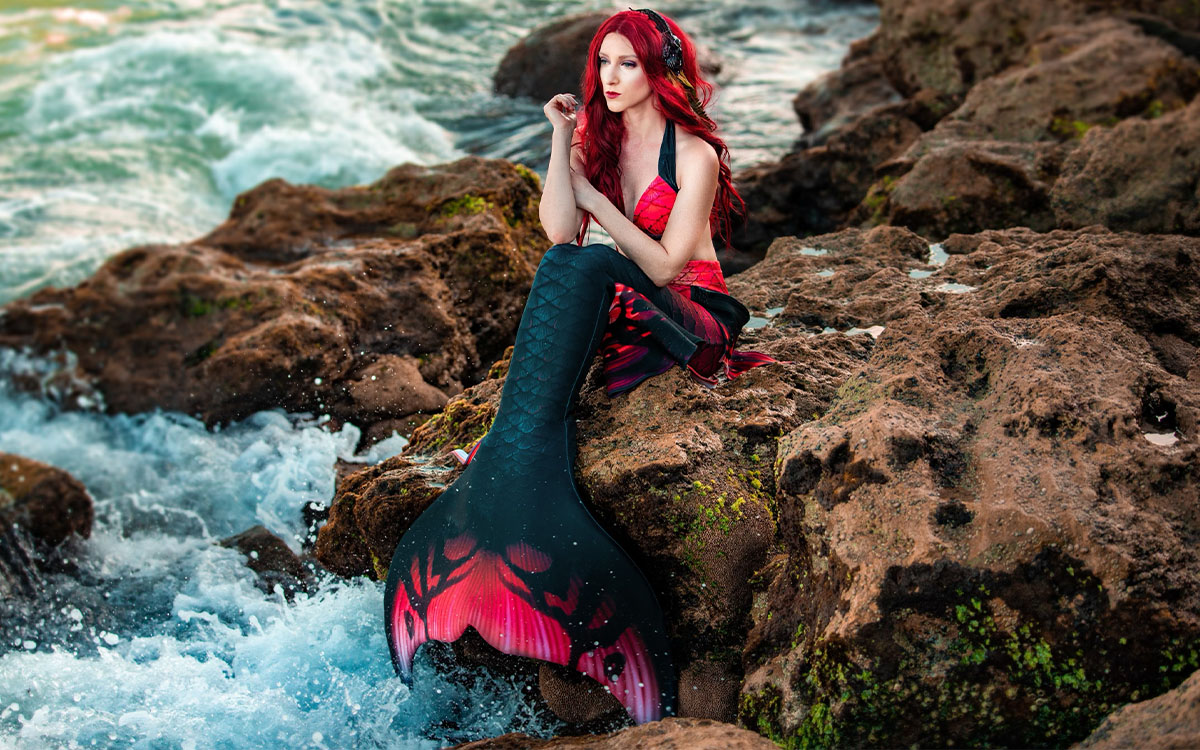 Whimsy mermaid tail skin for the Fantasea Fin Four