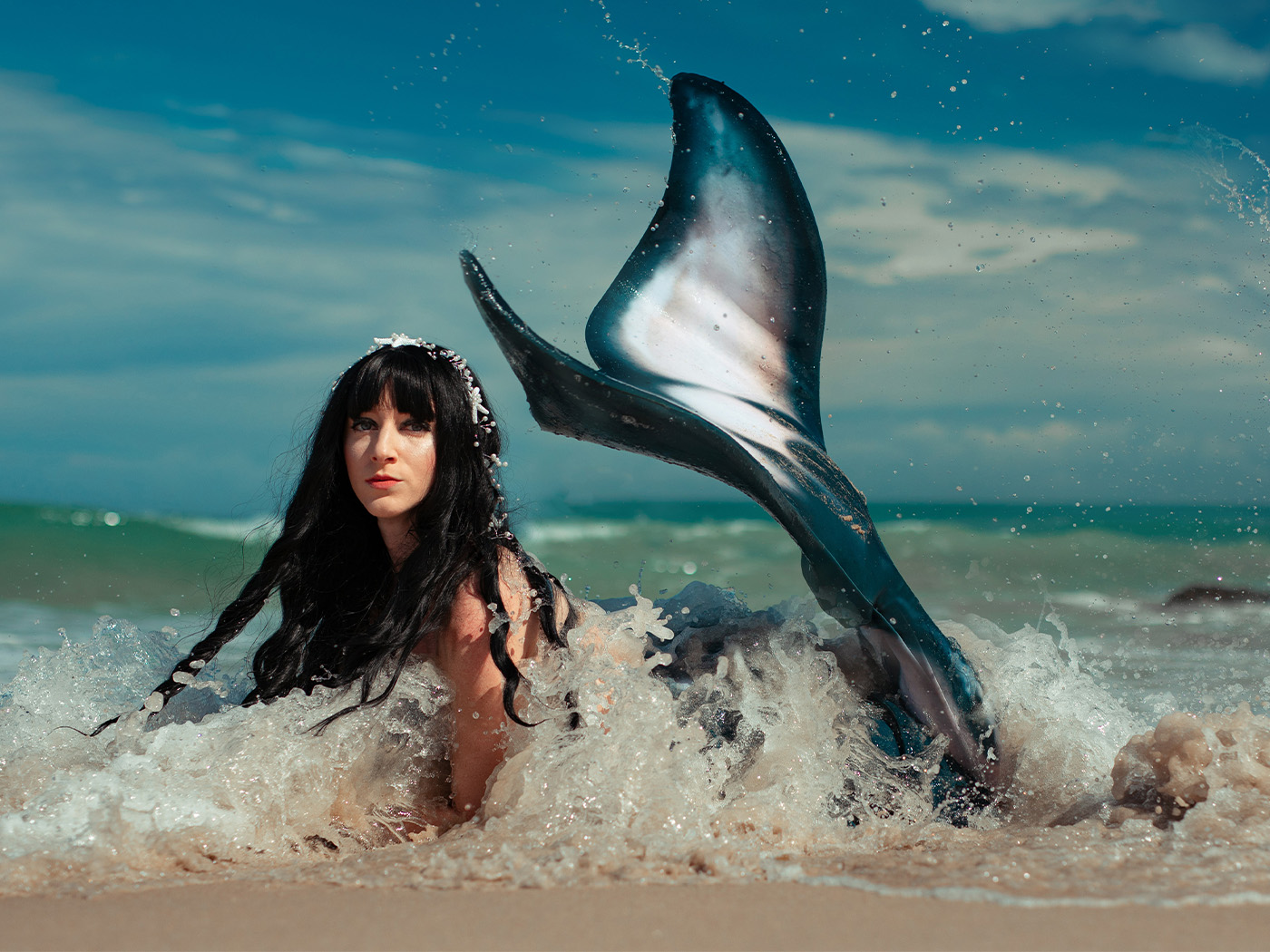 Mertailor Whimsy Mermaid Tail Skin designed for Fantasea Fin Four