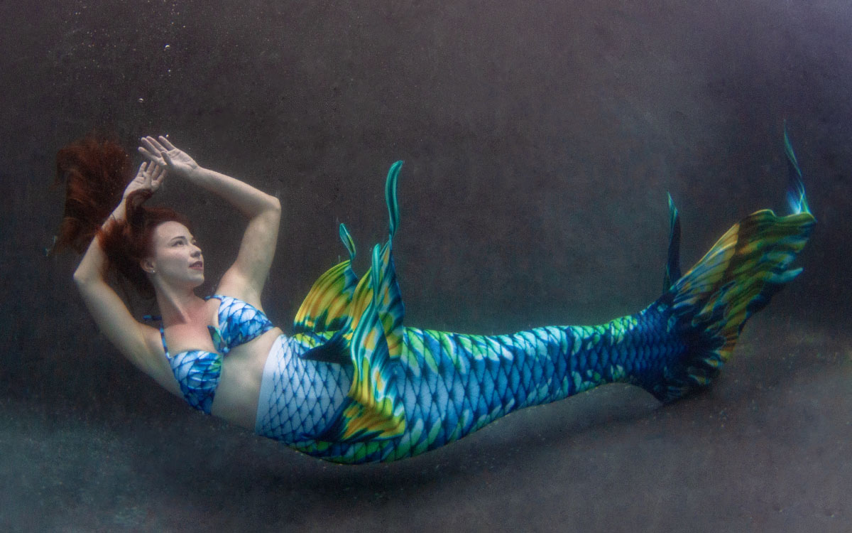 Whimsy mermaid tail skin for the Original Fantasea Fin
