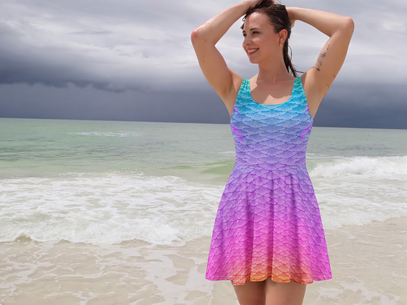Mertailor women's dresses with mermaid and ocean inspired designs