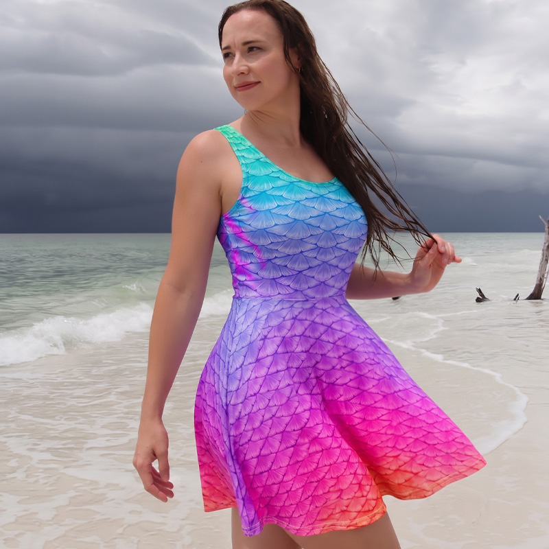 Mertailor women's dresses with aquatic inspired designs