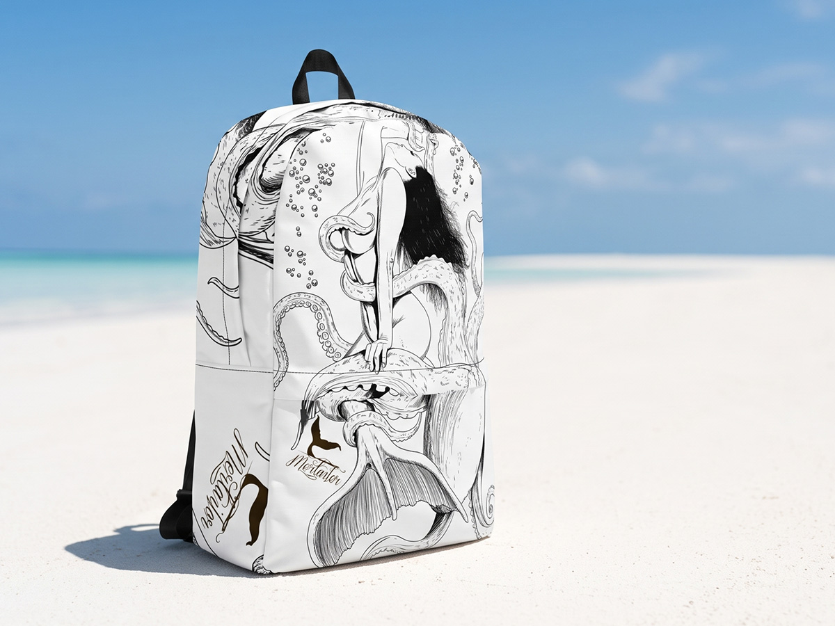 Mertailor mermaid and ocean inspired backpacks