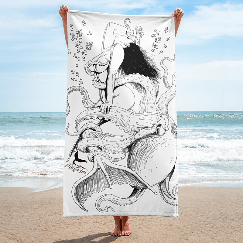 Mertailor mermaid towels and bath collection