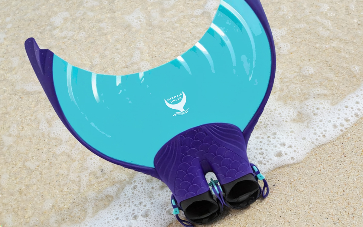 Mermaid Linden Monofin for beginner mermaid swimming